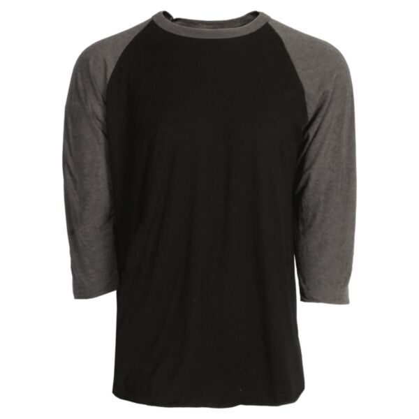 Unisex Fine Jersey Raglan T-Shirt Thumbnail