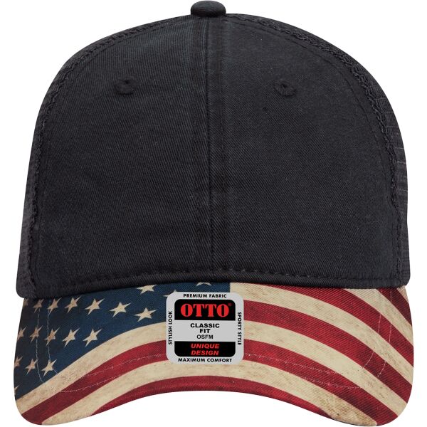 OTTO CAP® 6 Panel Low Profile Mesh Back Trucker Dad Hat Thumbnail