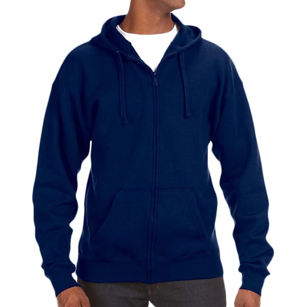 Adult Premium Full-Zip Fleece Hooded Sweatshirt Thumbnail