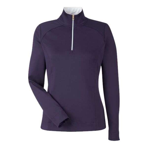 Ladies' Wells Quarter-Zip Tech Pullover Thumbnail