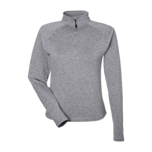 Ladies' Marbled Jersey Fairway Quarter-Zip Thumbnail