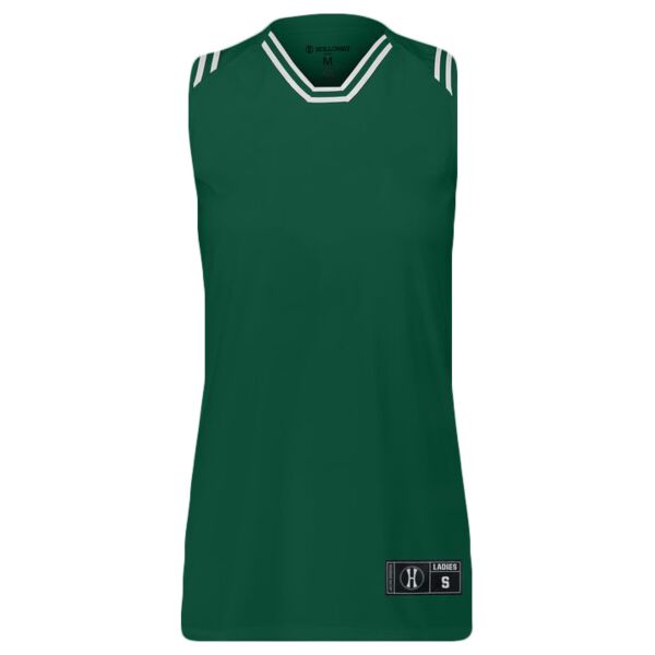 Ladies Retro Basketball Jersey Thumbnail