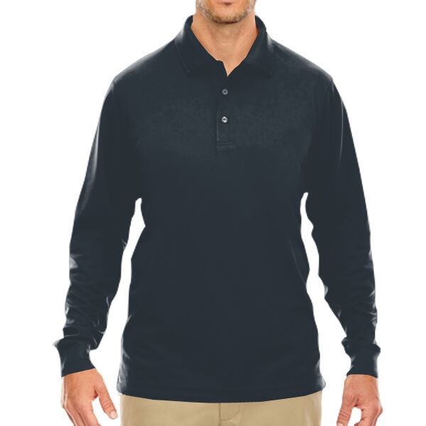 Men's Tall Pinnacle Performance Long-Sleeve Piqué Polo Thumbnail