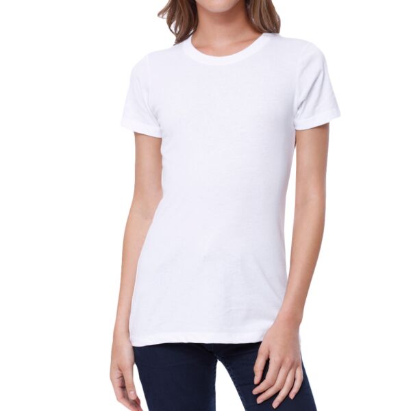 Ladies' CVC Crew Neck T-shirt Thumbnail