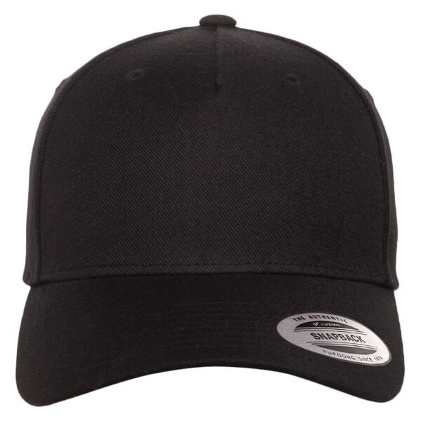 Premium Five-Panel Curved Bill Snapback Cap Thumbnail
