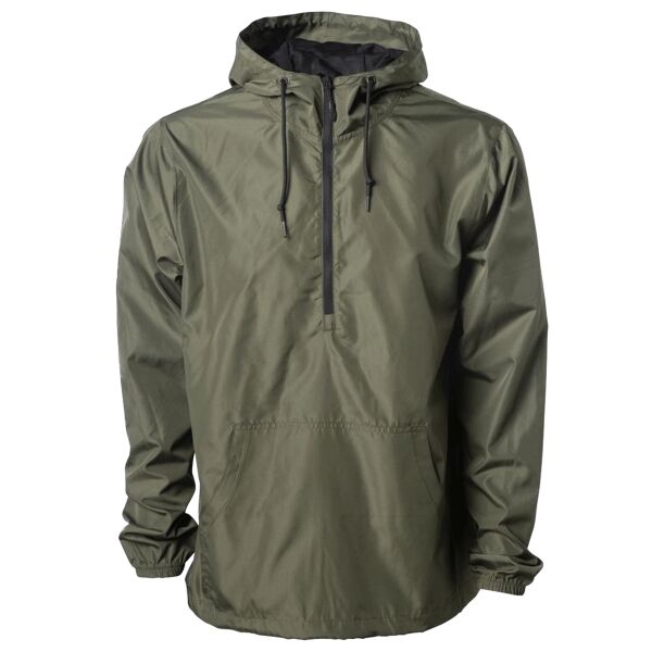 Unisex Lightweight Quarter-Zip Windbreaker Pullover Jacket Thumbnail
