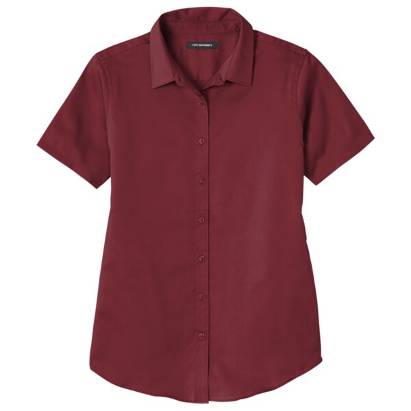 Women's Short Sleeve SuperPro React Twill Shirt Thumbnail