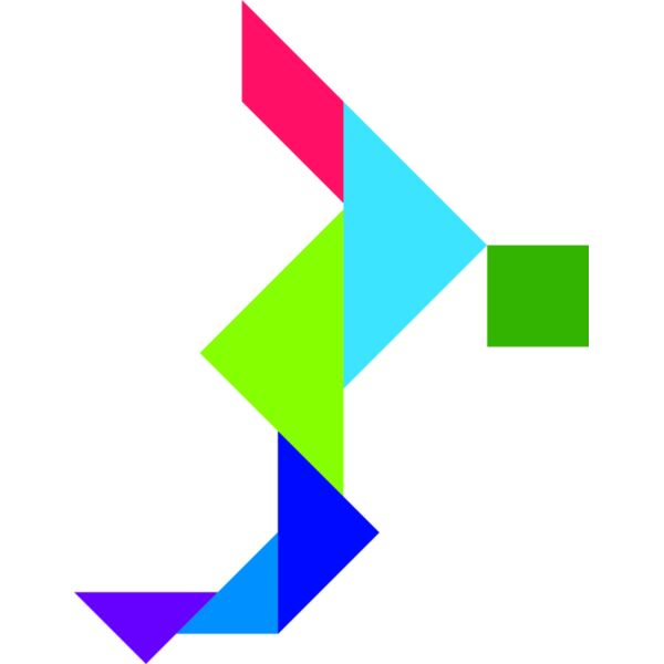 Tangram shape people 49 Thumbnail