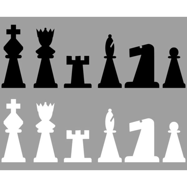 portablejim 2D Chess set   Pieces 2 Thumbnail