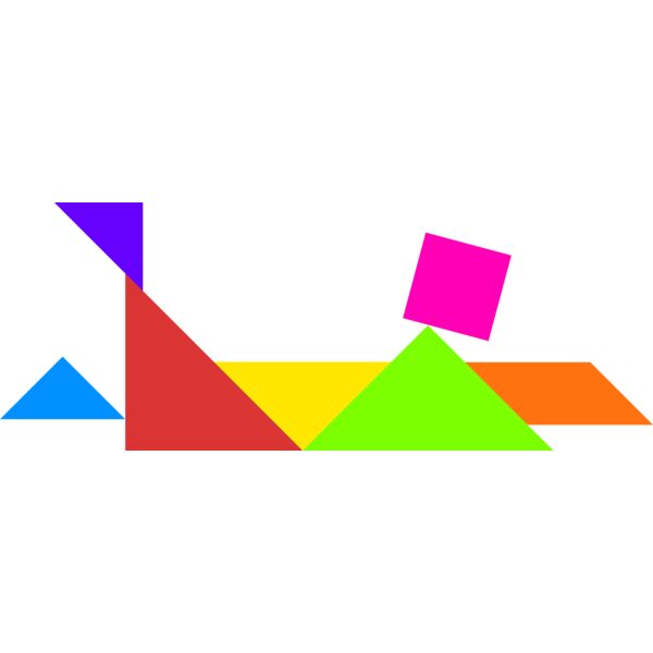 Tangram shape people 34 Thumbnail