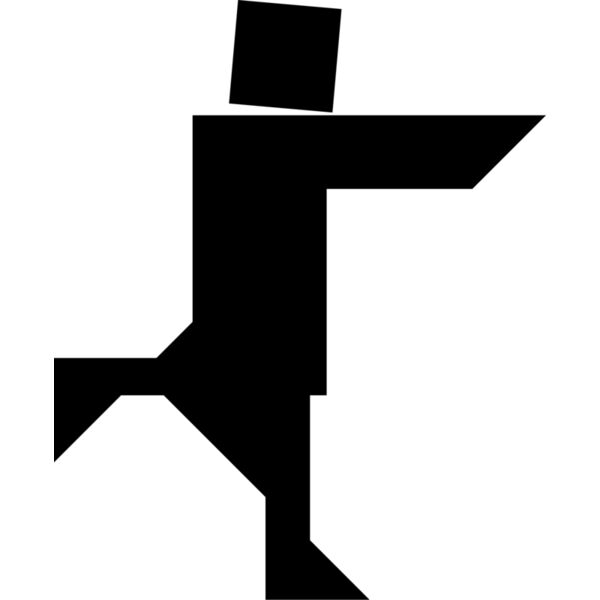 Tangram shape people 47 b Thumbnail