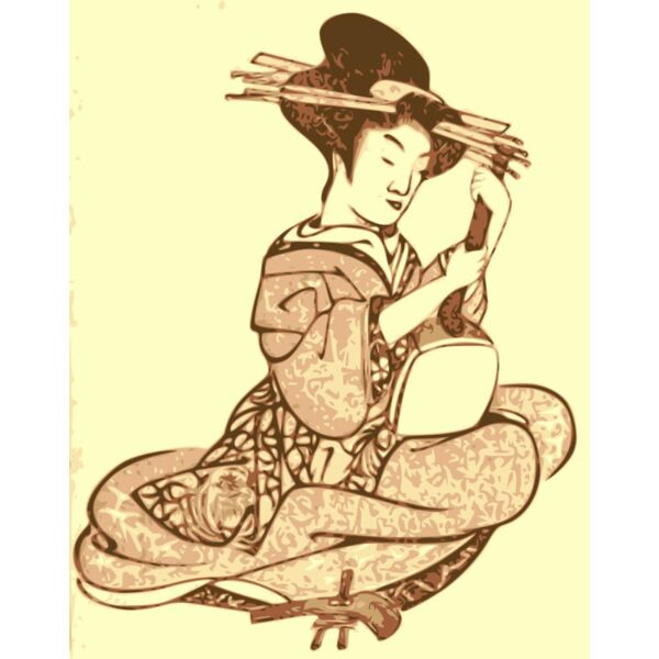 j4p4n Geisha with a Shamisen Thumbnail