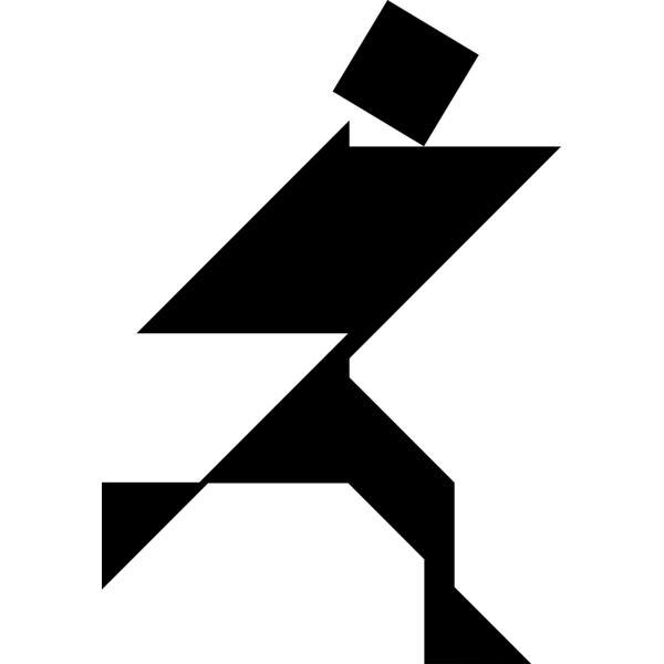 Tangram shape people 77 b Thumbnail