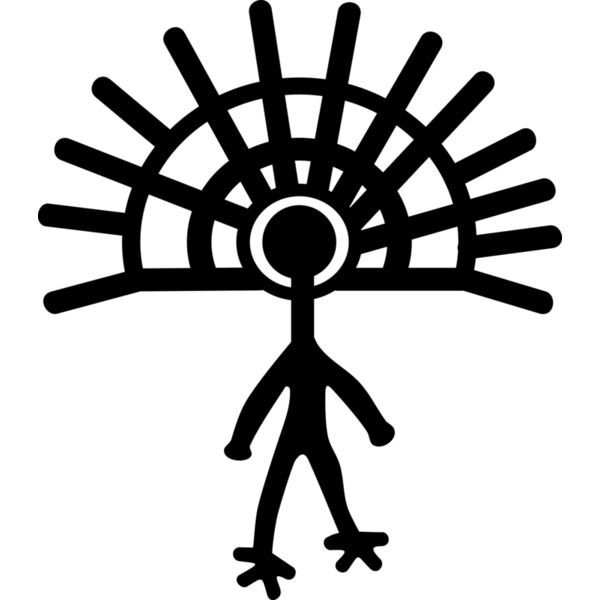Petroglyph Rayed figure Thumbnail