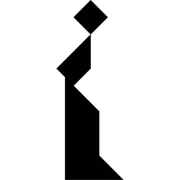 Tangram shape people 43 b Thumbnail