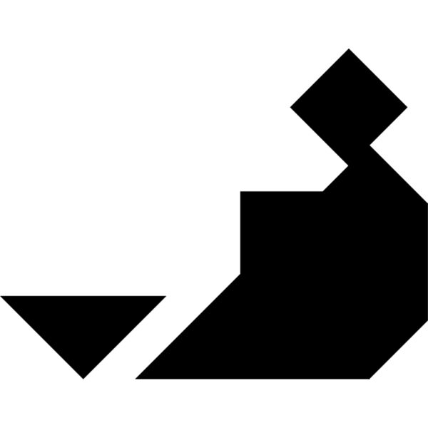 Tangram shape people 46 b Thumbnail