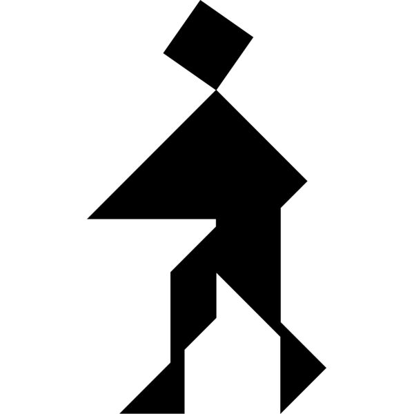Tangram shape people 59 b Thumbnail