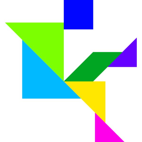 Tangram shape people 26 Thumbnail
