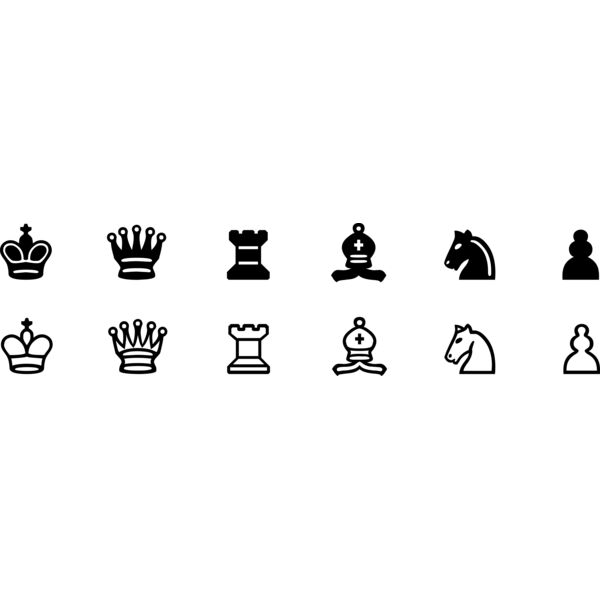 Anonymous Chess symbols set   2  Thumbnail