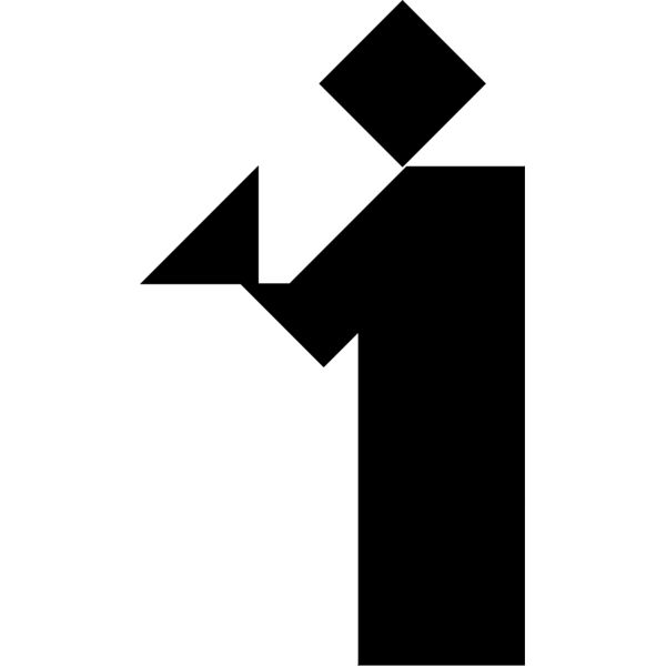 Tangram shape people 36 b Thumbnail