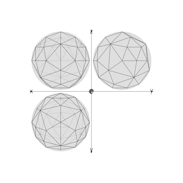 042 geodaetische Sphaeren rekursiv aus Tetraeder  2  Thumbnail