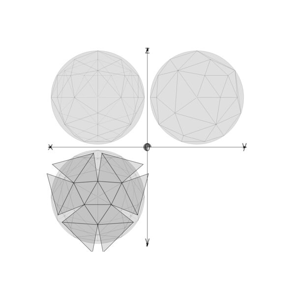 046 geodaetische Sphaeren rekursiv aus Tetraeder  2  Thumbnail