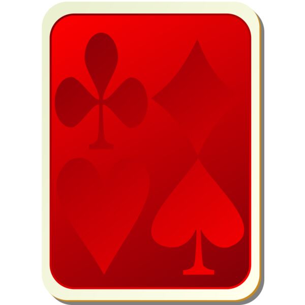 nicubunu Card backs suits red Thumbnail