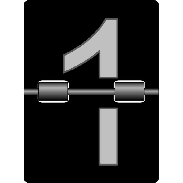 TzeenieWheenie Mechanical alarm clock number tiles 2 Thumbnail