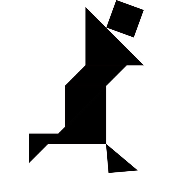 Tangram shape people 63 b Thumbnail