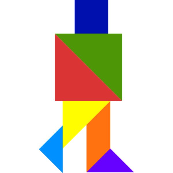 Tangram shape people 11 Thumbnail