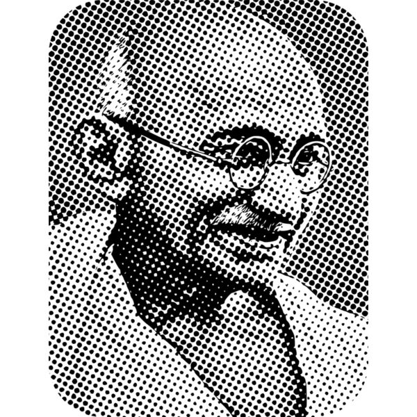 mahatma gandhi rastered simplified Thumbnail
