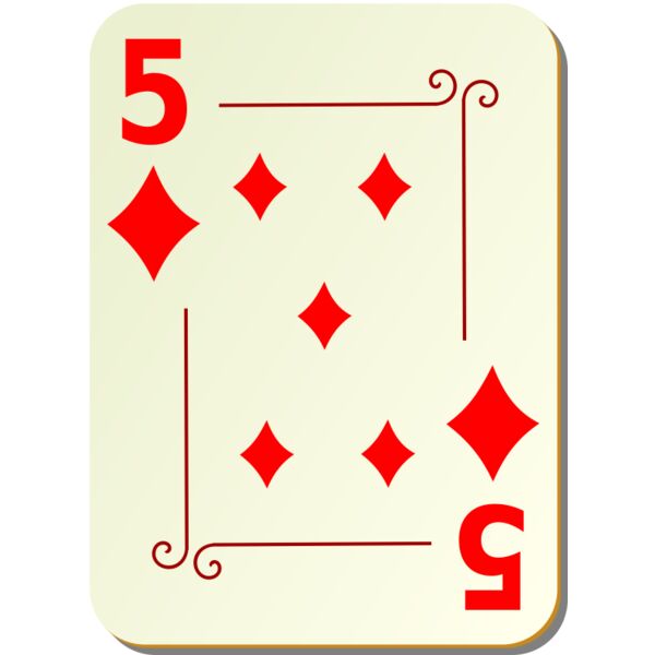 nicubunu Ornamental deck 5 of diamonds Thumbnail