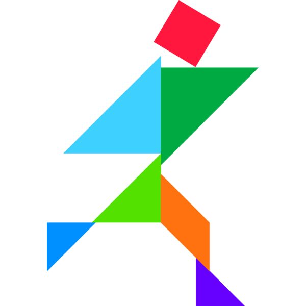 Tangram shape people 77 Thumbnail