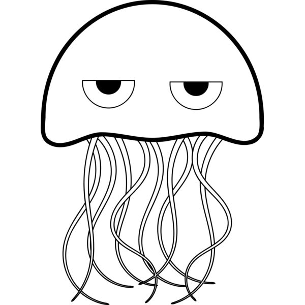 Jellyfish   Coloring book Thumbnail