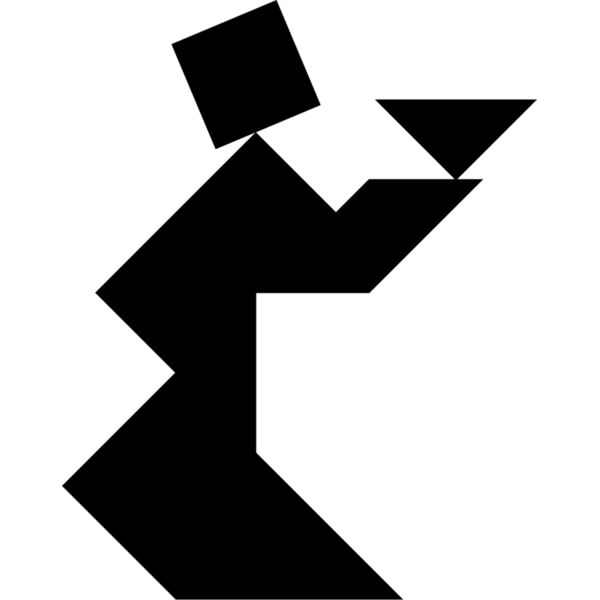 Tangram shape people 65 b Thumbnail