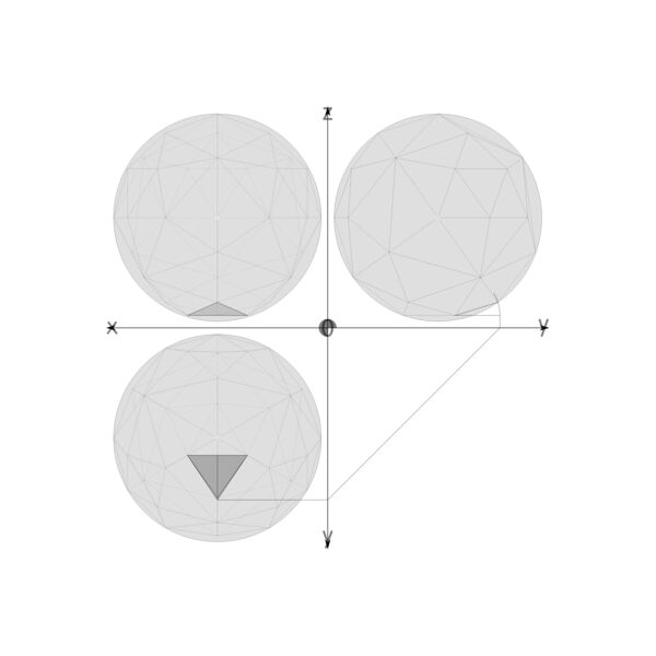 043 geodaetische Sphaeren rekursiv aus Tetraeder  2  Thumbnail