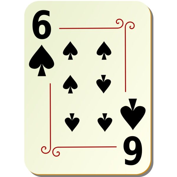 nicubunu Ornamental deck 6 of spades Thumbnail