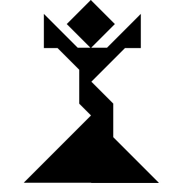 Tangram shape people 41 b Thumbnail