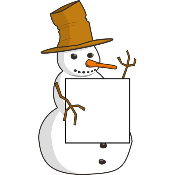 snowmanwithsign Thumbnail
