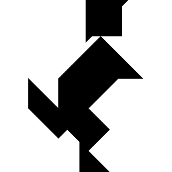 Tangram shape people 40 b Thumbnail