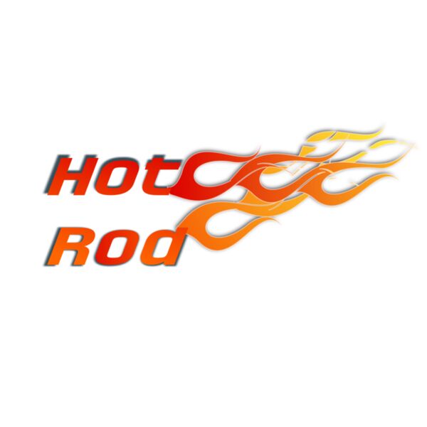 hot rod text illustration Thumbnail