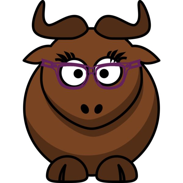 Cartoon gnu nerdycute Thumbnail
