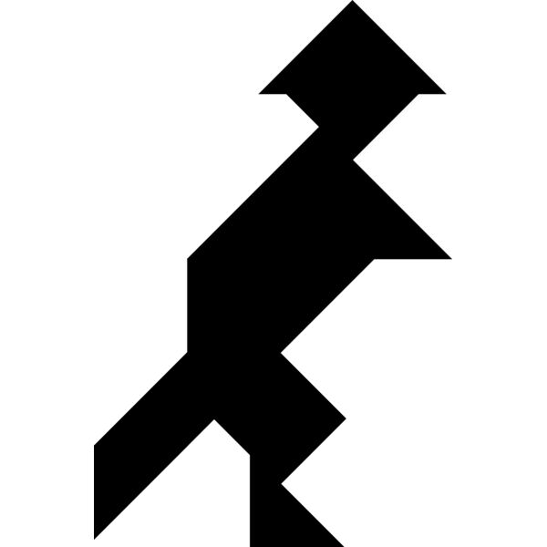 Tangram shape people 52 b Thumbnail