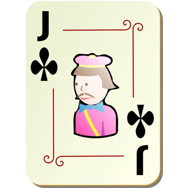 nicubunu Ornamental deck Jack of clubs Thumbnail
