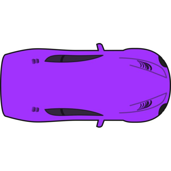 SimplePurpleCarTopView Thumbnail