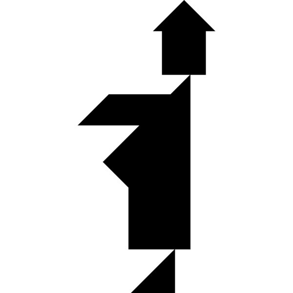 Tangram shape people 54 b Thumbnail
