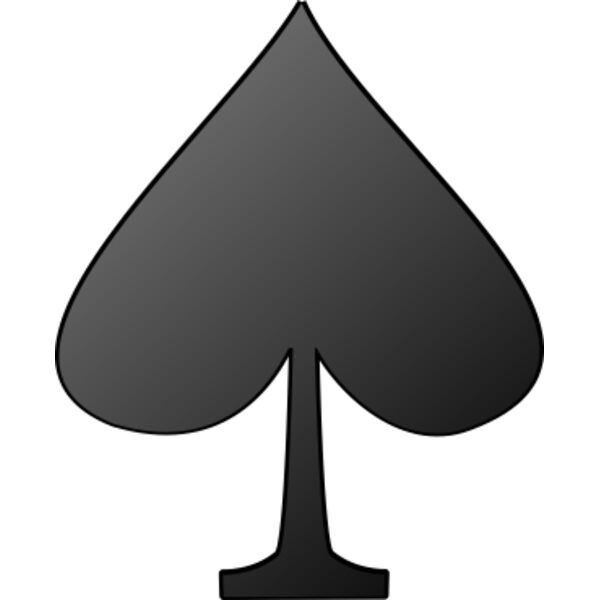 nicubunu Card symbols Spade Thumbnail