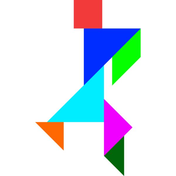 Tangram shape people 23 Thumbnail