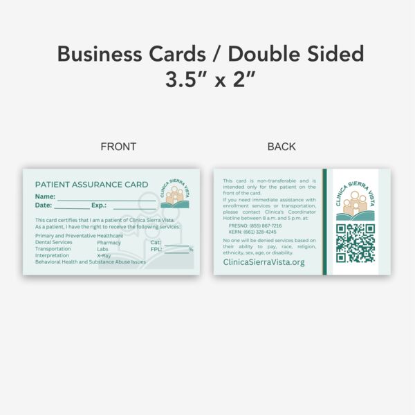 Business Cards 3.5"x2" Thumbnail