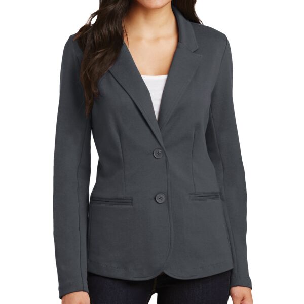 (KHSD) Ladies Knit Blazer Thumbnail